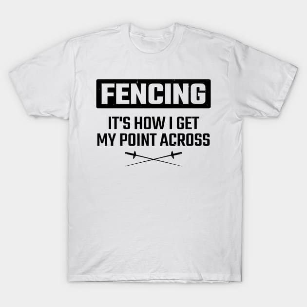 fencing T-Shirt by Mandala Project